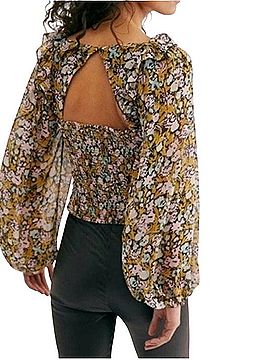 Free People Mabel Long Sleeve Blouse (view 2)