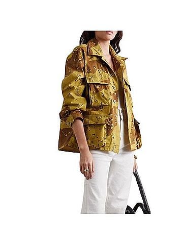 Denimist Surplus Camouflage Military Denim Jacket Jacket (view 2)