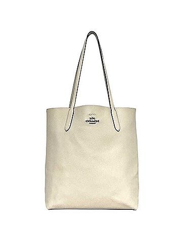 Coach Coach Tote Bag CP037 COACH Leather Ivory Women's (view 1)