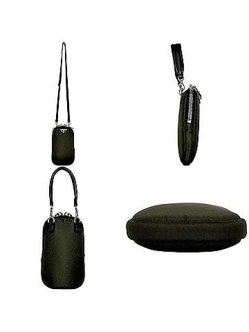Prada Prada Shoulder Bag Mini Crossbody Pouch Tessuto Unused 1DH030 42 PRADA Nylon Khaki Men's (view 2)