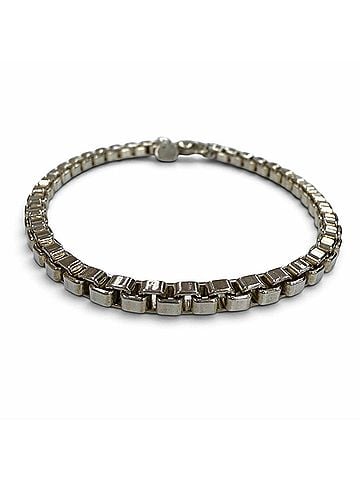 Tiffany & Co. TIFFANY&amp;Co. Tiffany Venetian 925 Chain Bracelet, Silver, Weight 16.0g, Men's/Women's Accessory (view 1)