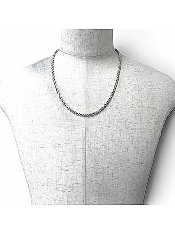 Tiffany & Co. TIFFANY&amp;Co. Tiffany &amp; Co. SV925 Twist Chain Necklace, Silver Accessory, Weight 44g, Recommended for Men and Women (view 2)
