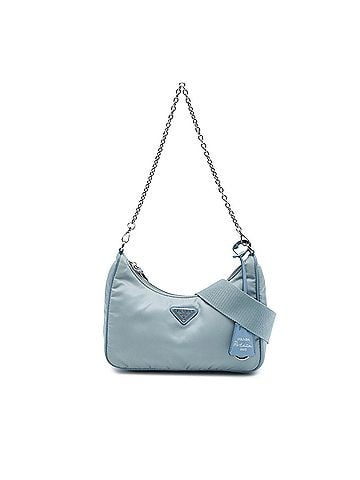 Prada Saffiano Trimmed Tessuto Re Edition 2005 Satchel (view 1)