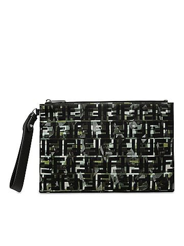 Fendi FF 1974 Nylon Camouflage Wristlet Pouch (view 1)