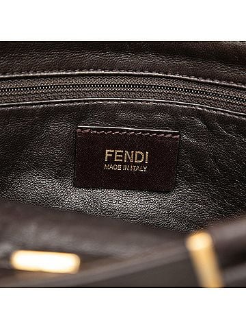Fendi Textured Leather Classico No 3 Satchel (view 2)