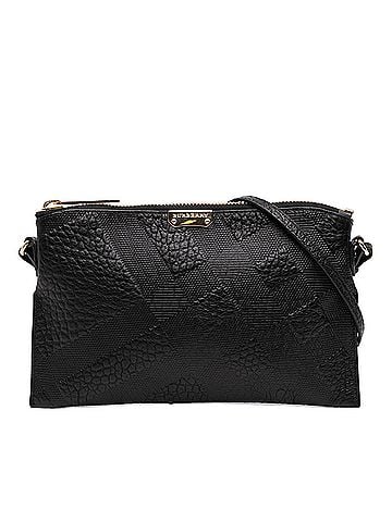 Burberry Small Grain Check Embossed Leather Chichester Crossbody (view 1)