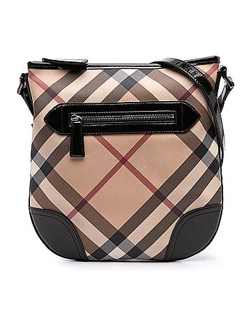 Burberry Supernova Check Coated Canvas Dryden Crossbody (view 1)