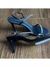 Valerie Stevens Black Sandals Size 8 (wide) - photo 4
