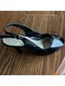 Nine West Black Heels Size 7 1/2 - photo 6
