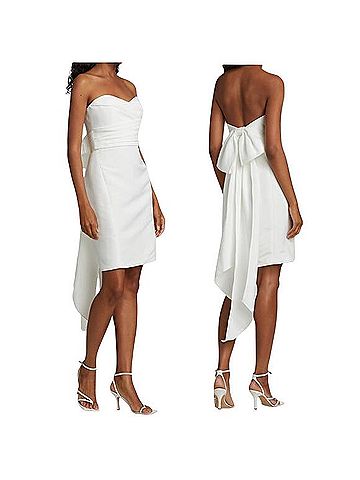 Amsale LW150 Cocktail Dress (view 2)