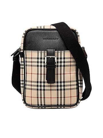 Burberry House Check Canvas Crossbody (view 1)