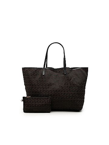 Fendi Medium Zucchino Canvas Roll Tote (view 2)