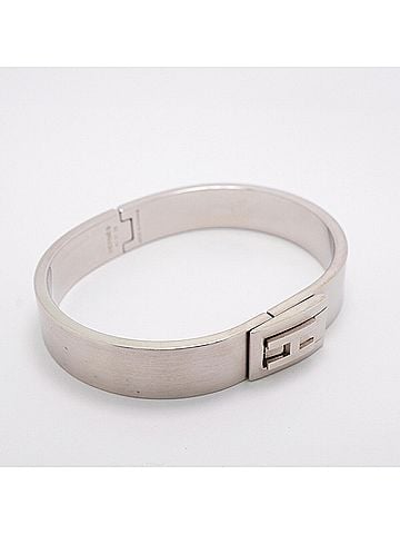 Hermès Hermes Bangle Jet Palladium Plated Metal Women's (view 2)