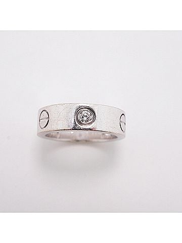 Cartier Cartier Love Ring, 3PD, 18K White Gold, Diamond, Size #50, Women's (view 2)