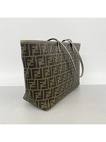 Fendi Fendi Zucca Tote Bag, Brown, Women's (view 2)