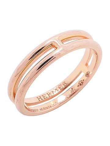 Hermès Hermes Ariane Ring, 18K Pink Gold, Women's, P3544212 (view 1)
