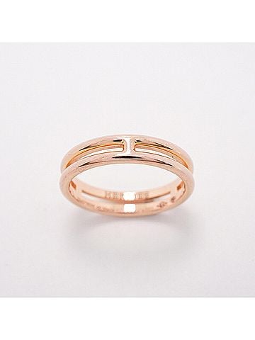 Hermès Hermes Ariane Ring, 18K Pink Gold, Women's, P3544212 (view 2)