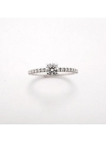 Cartier Cartier Etincelle de Ring, Pt950 Platinum, 0.25ct Diamond, Size #50, Ladies' Ring (view 2)