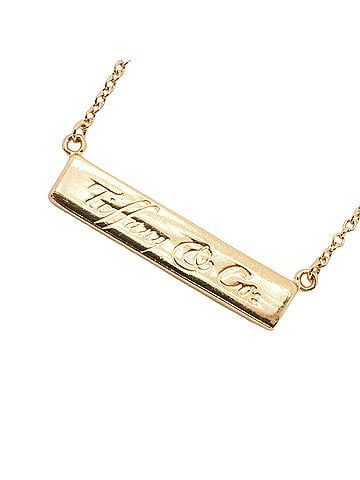Tiffany & Co. Tiffany &amp; Co. Notes Bar Necklace, 18K Yellow Gold, Women's (view 1)
