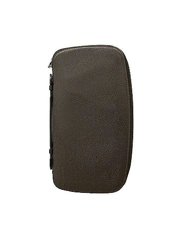 Louis Vuitton Louis Vuitton Taiga Organizer Atoll Long Wallet M30658 Grizzly Men's (view 1)