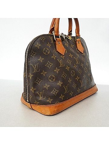 Louis Vuitton Louis Vuitton Alma Monogram Handbag M51130 Brown Women's (view 2)