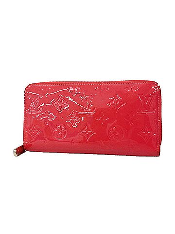 Louis Vuitton Louis Vuitton Vernis Zippy Wallet M90346 Hot Pink Women's Long (view 1)