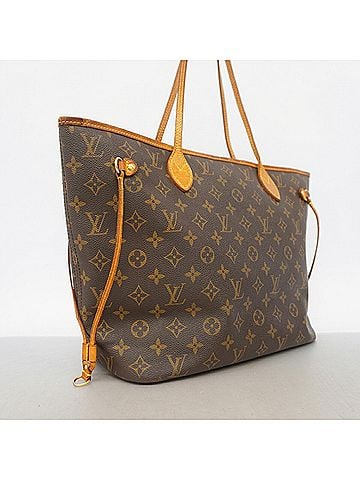 Louis Vuitton Louis Vuitton Monogram Neverfull MM Tote Bag M40156 Brown (Women's) (view 2)