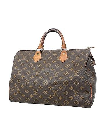 Louis Vuitton Louis Vuitton Monogram Speedy 35 Handbag M41107 Brown Women's (view 1)
