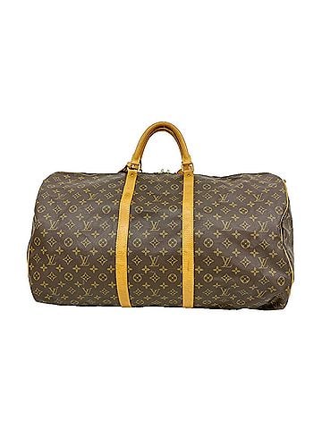 Louis Vuitton Louis Vuitton Bags - Boston Monogram Keepall Bandoulière 60 M41412 Brown Men's &amp; Women's (view 1)