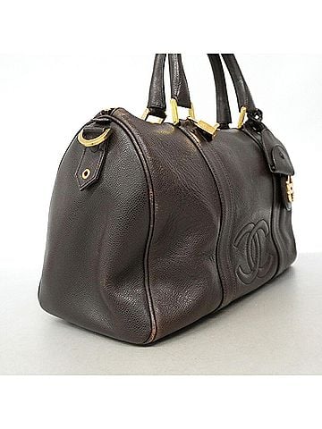 Chanel Chanel Bag - Boston Bag, Caviar Leather, Brown, Women's (view 2)