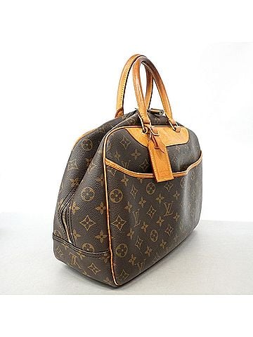 Louis Vuitton Louis Vuitton Monogram Deauville Handbag M47270 Brown Women's (view 2)