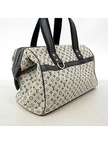 Louis Vuitton Louis Vuitton Monogram Mini Josephine GM Handbag M92211 Blue Women's (view 2)