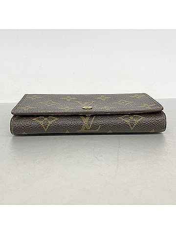 Louis Vuitton Louis Vuitton Monogram Portefeuille Trésor Wallet M61736 Brown Women's (view 2)