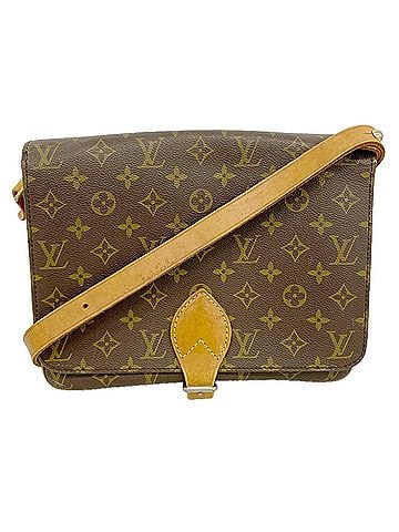 Louis Vuitton Louis Vuitton Monogram Cartouchiere GM Shoulder Bag M51252 Brown Women's (view 1)