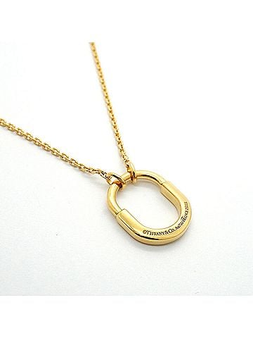 Tiffany & Co. Tiffany &amp; Co. Lock Small Necklace, 18K Yellow Gold, Women's (view 2)