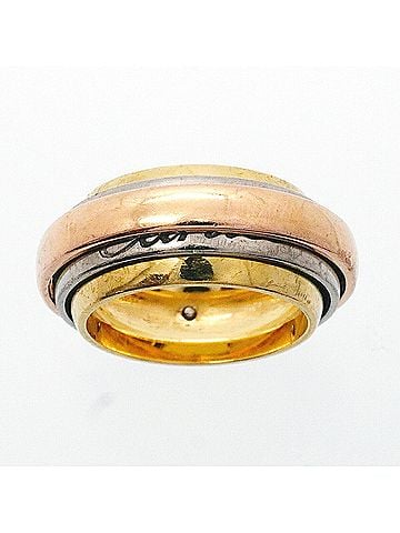 Cartier Cartier Trinity Must Essence Ring, available in 18K Yellow Gold, White and Pink size #49 (Women's). (view 2)