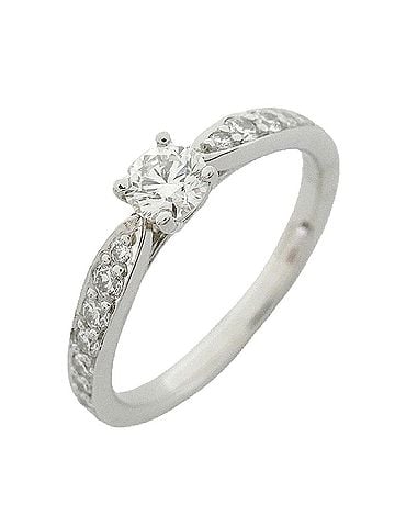 Tiffany & Co. Tiffany &amp; Co. Harmony Ring, Pt950 Platinum, 0.20ct Diamond (Women's) (view 1)