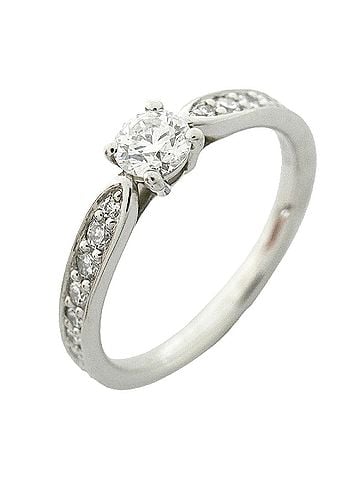 Tiffany & Co. Tiffany &amp; Co. Harmony Ring, Pt950 Platinum, 0.23ct Diamond (Women's) (view 1)
