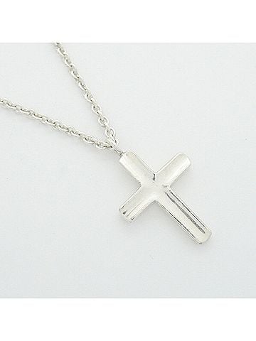 Tiffany & Co. Tiffany &amp; Co. Concave Cross Necklace, Sterling Silver 925, Men's Women's (view 2)