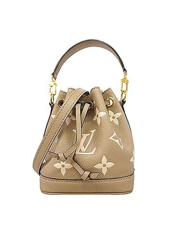 Louis Vuitton Louis Vuitton Monogram Empreinte Bicolor Nano Noe Handbag M46291 Tourtrell Crème 2-way bag for women (view 1)