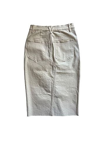 Veronica Beard Breves Midi Skirt Denim Skirt (view 2)