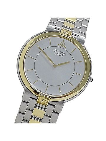 Seiko Seiko Credor 2F70-0640 Men's Watch, Brand, Quartz, Stainless Steel (SS), 18KT Bezel (view 1)