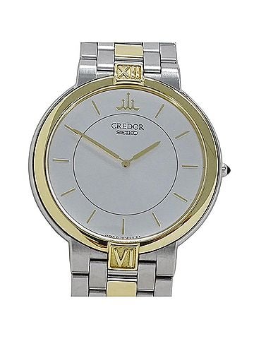 Seiko Seiko Credor 2F70-0640 Men's Watch, Brand, Quartz, Stainless Steel (SS), 18KT Bezel (view 2)