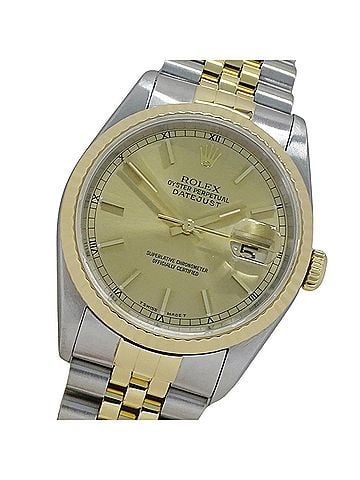 Rolex Rolex Datejust 16233 T-serial Men's Watch, Brand Name, Automatic Movement, Stainless Steel (SS) and Gold (YG) Combination (view 1)