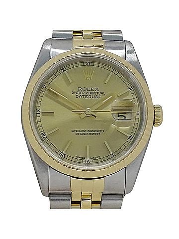 Rolex Rolex Datejust 16233 T-serial Men's Watch, Brand Name, Automatic Movement, Stainless Steel (SS) and Gold (YG) Combination (view 2)