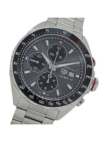 TAG Heuer TAG Heuer Formula 1 CAZ2012 BA0876 Men's Watch, Brand Name, Caliber 16, Date, Automatic Movement, Stainless Steel (SS), Silver/Gray (view 1)