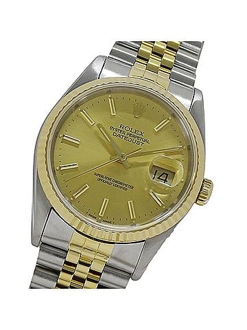 Rolex Rolex Datejust 16233 X-serial Men's Watch, Brand Name, Automatic Movement, Stainless Steel (SS) and Gold (YG) Combination (view 1)