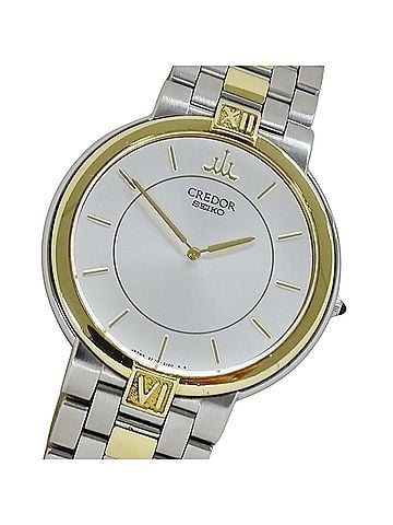 Seiko Seiko Credor 2F70-0640 Men's Watch, Brand, Quartz, Stainless Steel (SS), 18KT Bezel (view 1)