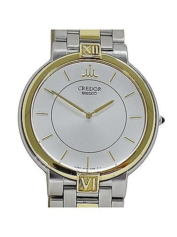 Seiko Seiko Credor 2F70-0640 Men's Watch, Brand, Quartz, Stainless Steel (SS), 18KT Bezel (view 2)