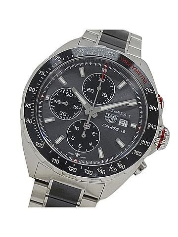 TAG Heuer TAG Heuer Formula 1 CAZ2012 BA0876 Men's Watch, Brand Name, Caliber 16, Date, Automatic Movement, Stainless Steel (SS), Silver/Gray (view 1)